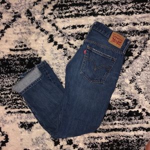 LEVI’S JEANS SIZE 4 TAPERED DARK WASH